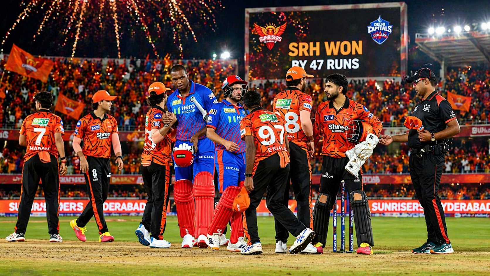 Sunrisers Hyderabad Register Third Straight Win with 47-Run Victory Over Delhi Capitals in IPL 2026
